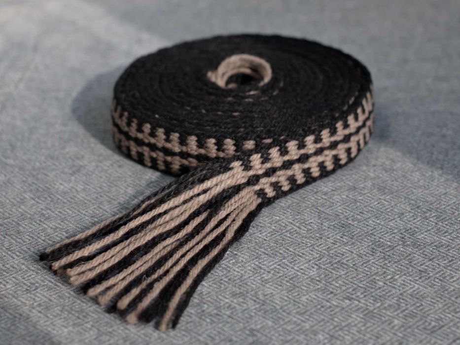 Wełniana krajka słowiańska / wikińska dla rekonstruktorów