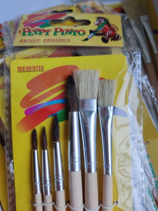 Кисти для рисования, пензли для малювання