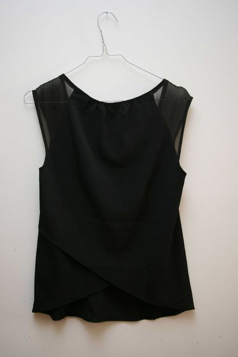 Blusa Alças Transparentes Bershka