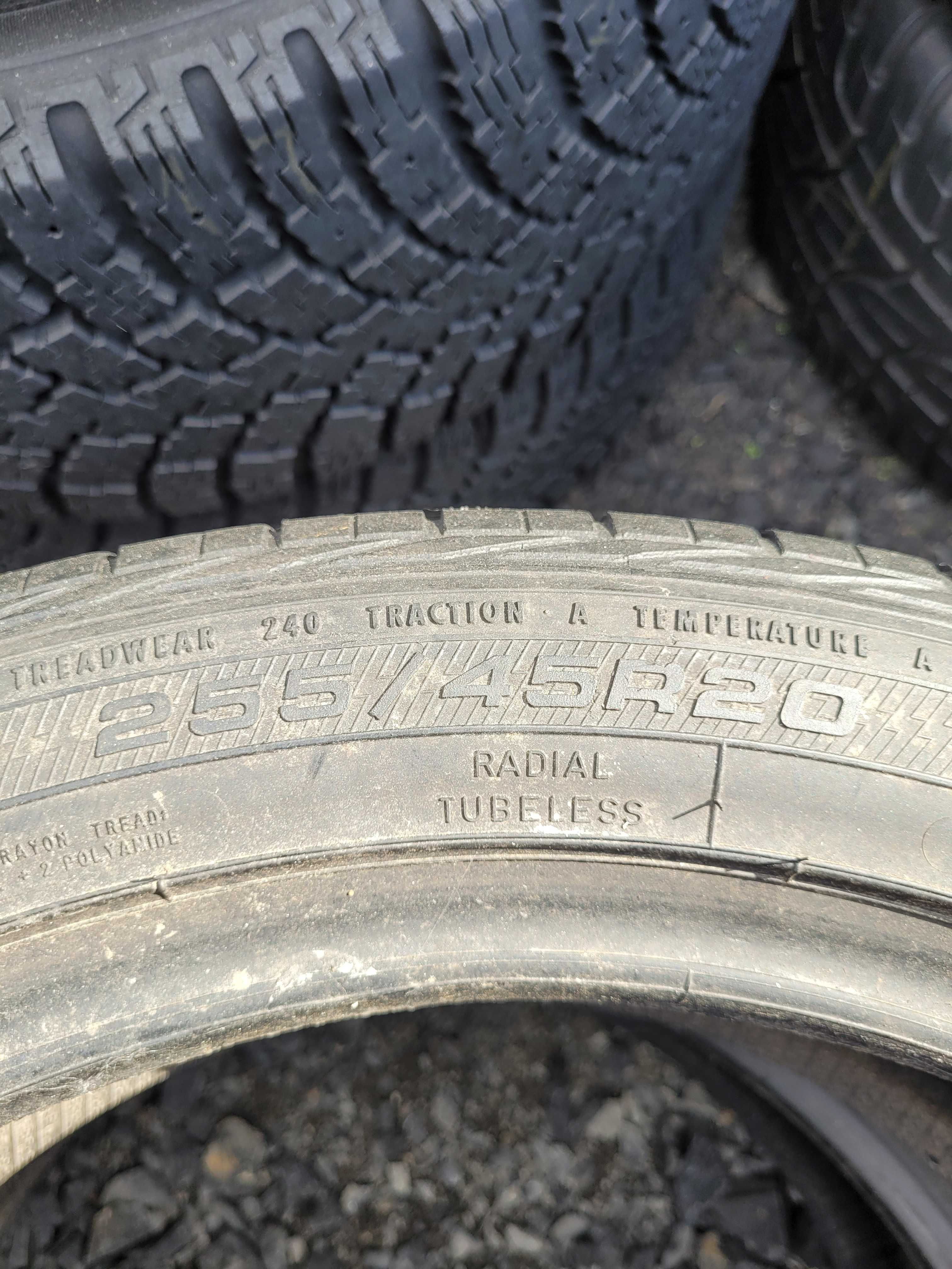 WYSYŁKA 2 Opony Letnie 255 45 R20 GoodYear Excellence 2017r.