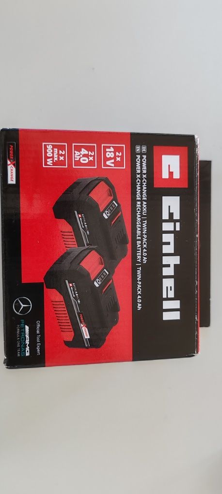 Pack de 2 baterias einhell 18v 4Ah Novo!