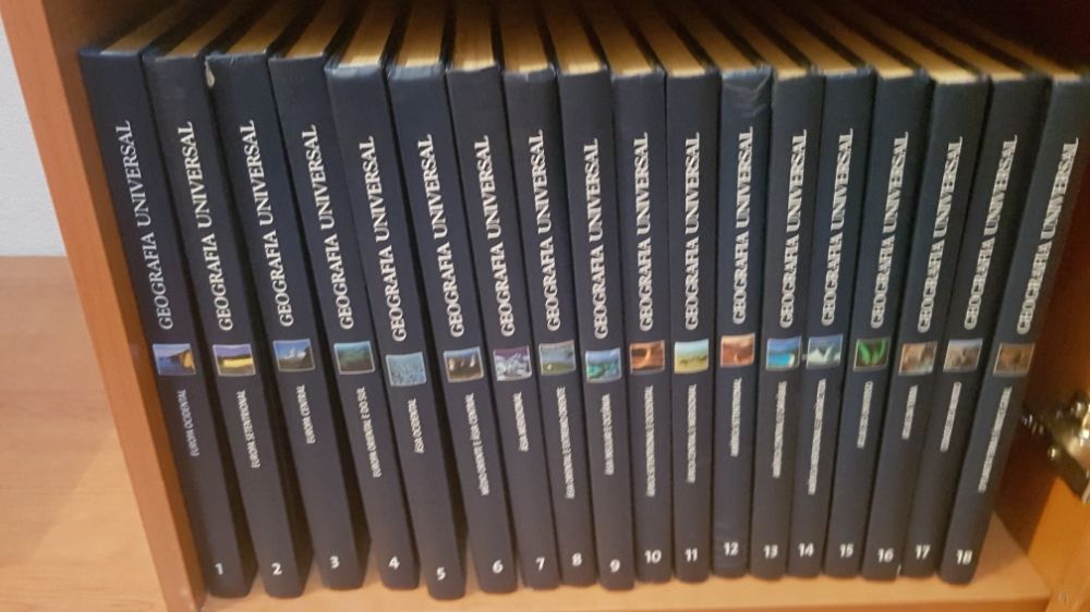 18 Livros geografia universal grande atlas século XXI