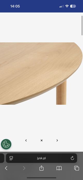 Stół MARSTRAND rozkladany Ś110/110x200 dąb