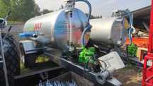 WÓZ ASENIZACYJNY BECZKOWÓZ BECZKA 5000L AGRO-MAX - OD RĘKI