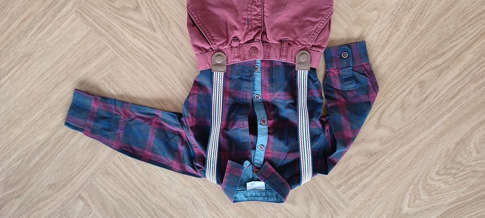 Komplet koszula i spodnie (1,5-2 lata) sesja świąteczna