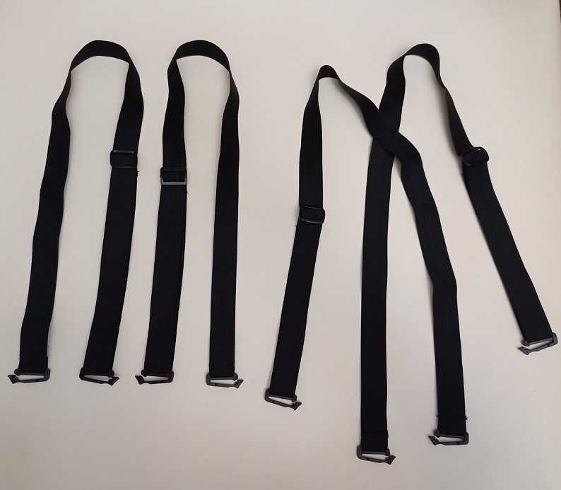 Еластичні підтяжки до лижних/зимових штанів із роз'ємними кріпленнями