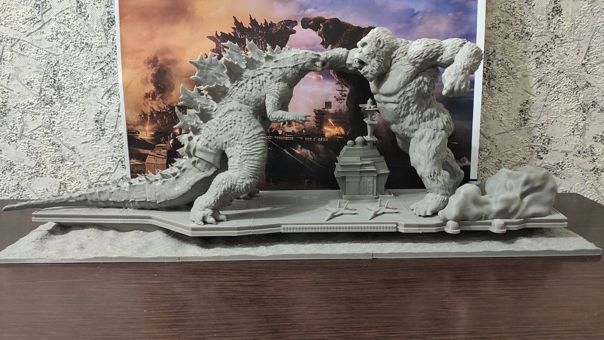 Godzilla vs Kong Годзилла против Кинг Конга 20см