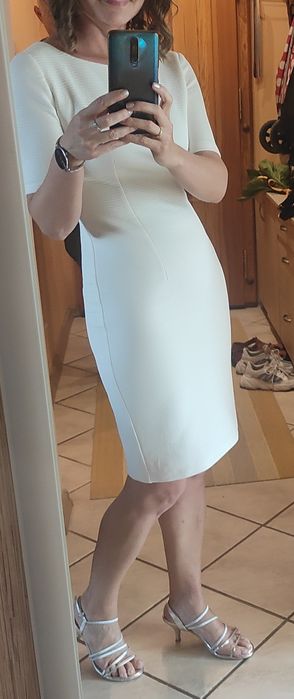 Sukienka biała r. S poprawiny wieczór panieński ślub cywilny zamek