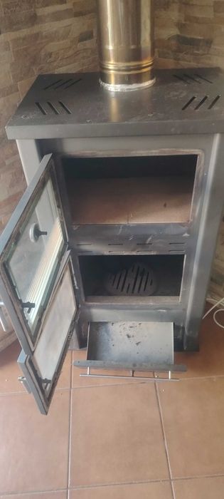 Salamandra A lenha com forno