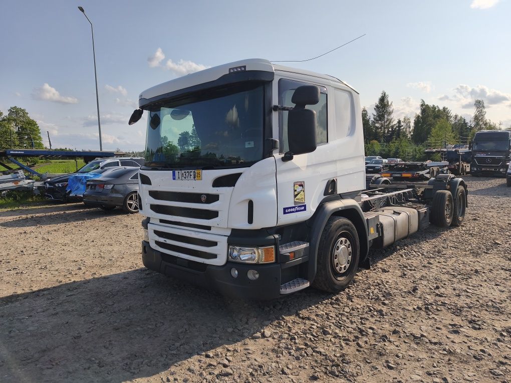 Scania p410 autotransporter, podwozie