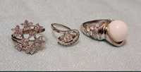 Серебряные колечки с цирконием