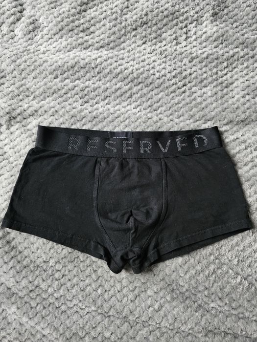 Bokserki męskie M Reserved Czarne mega krótkie