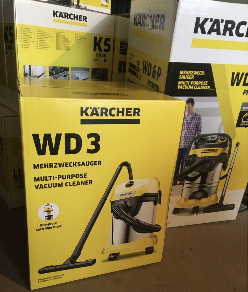 Пилосос будівельний/Строительний пилесос Karcher WD3S P 1.628-135.0