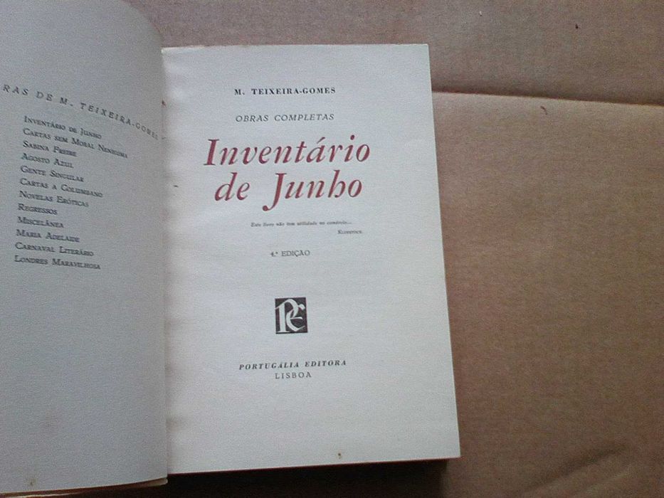 Inventário de Junho