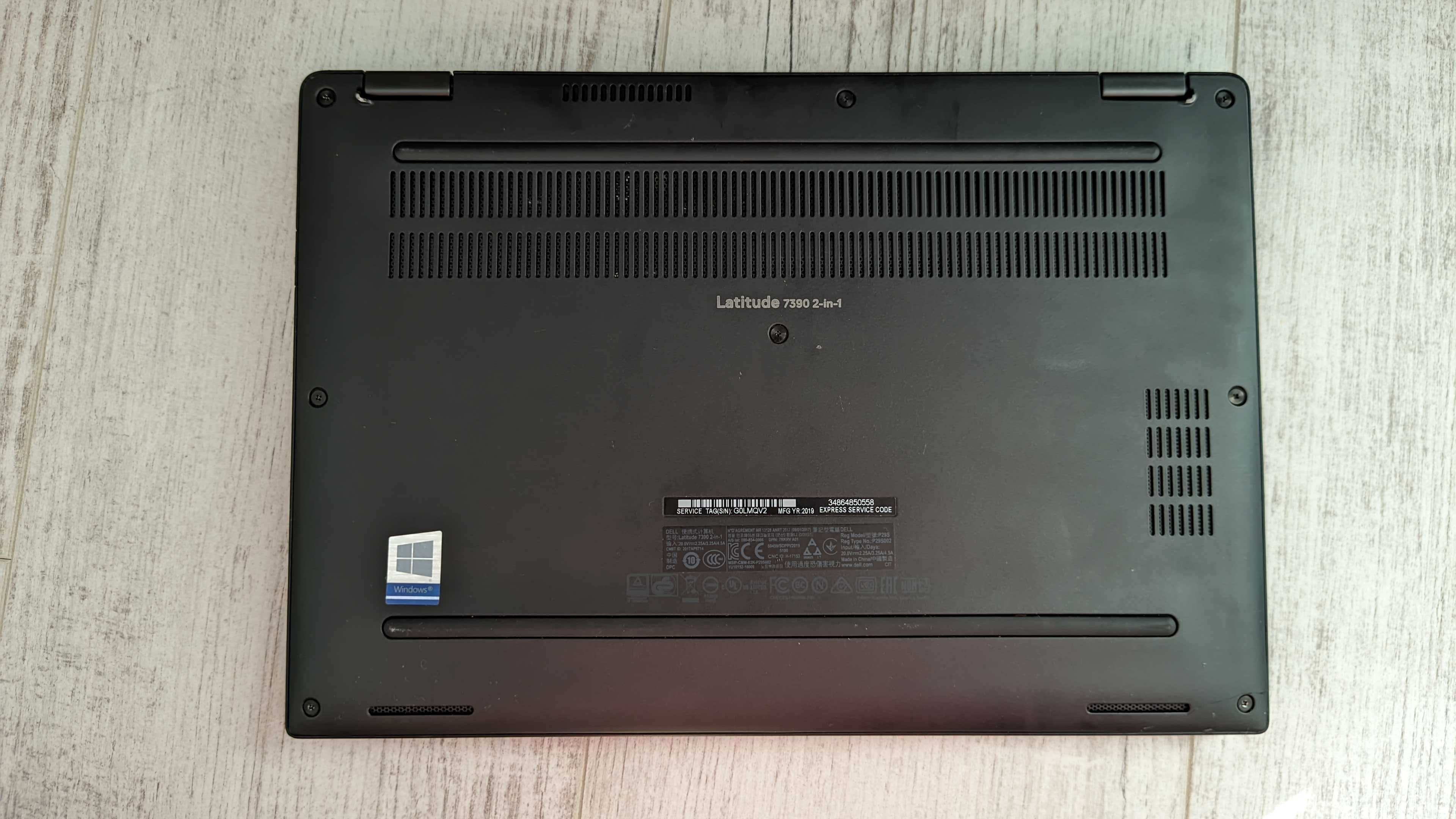 Сенсорний ноутбук Dell Latitude 7390 2-in-1 i7/16/256 (модем 4G)
