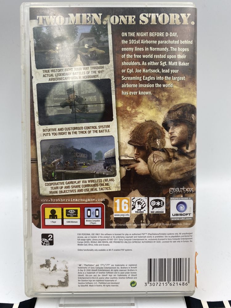 Brothers In Arms D-Day PSP Gwarancja