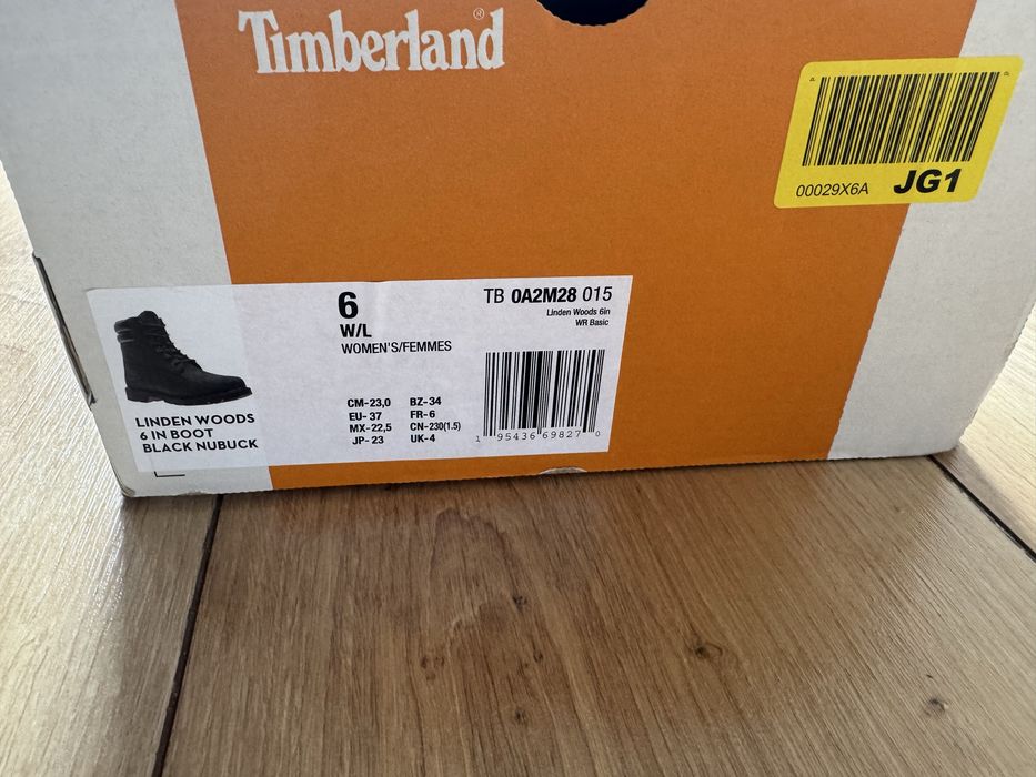 Damskie trapery Timberland Linden Woods 6 Inch - wodoodporne, r. 37