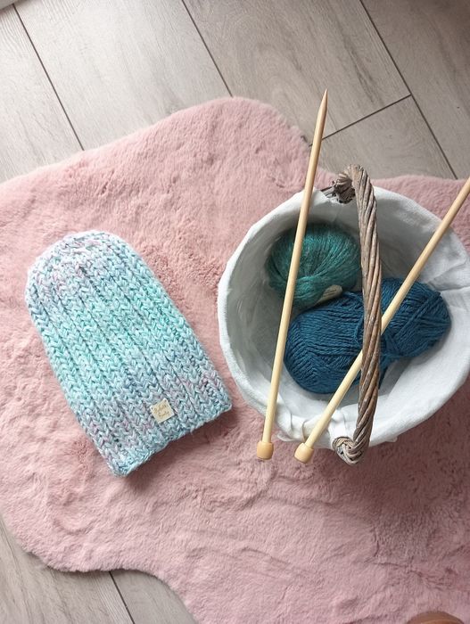 Czapka krasnal rękodzieło