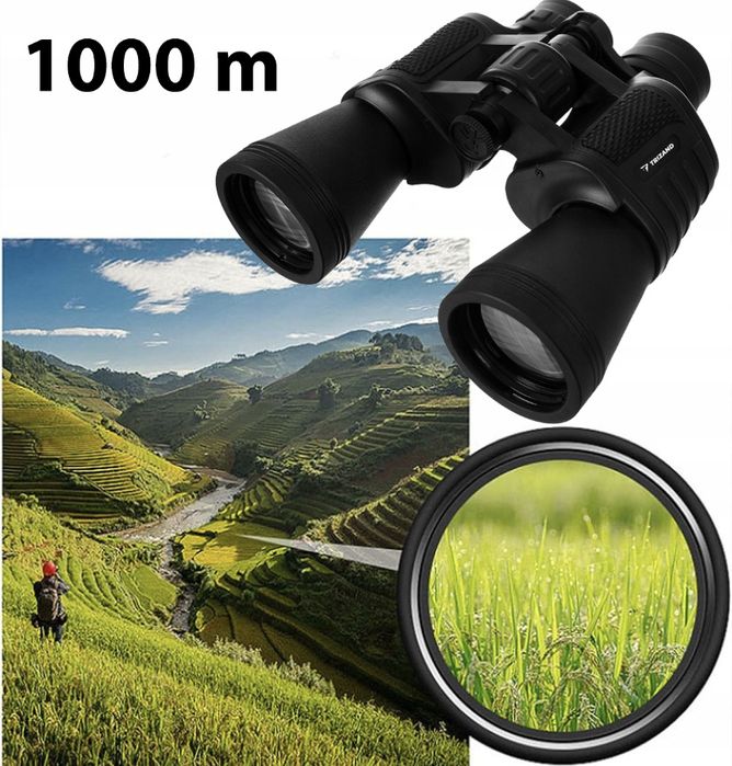 Lornetka Myśliwska Wojskowa Turystyczna ZOOM X10 Pokrowiec Prezent