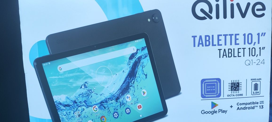 tablet android  13 como novo  qlive 10.1