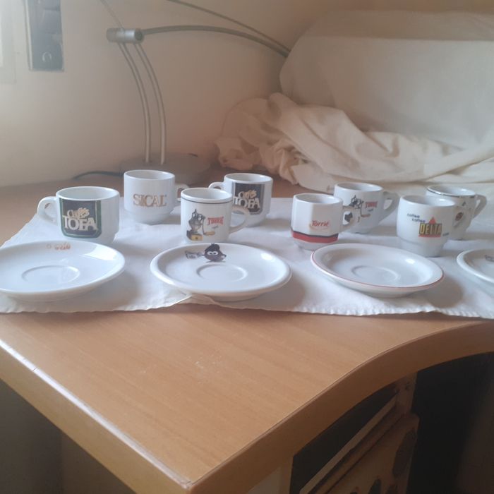 10 chávenas 6 Pires para colecionadores