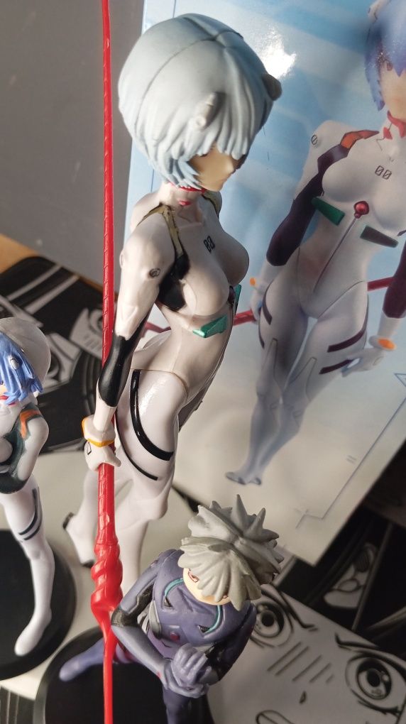 Evangelion anime figure Asuka Rei Евангелион аніме фігурки.