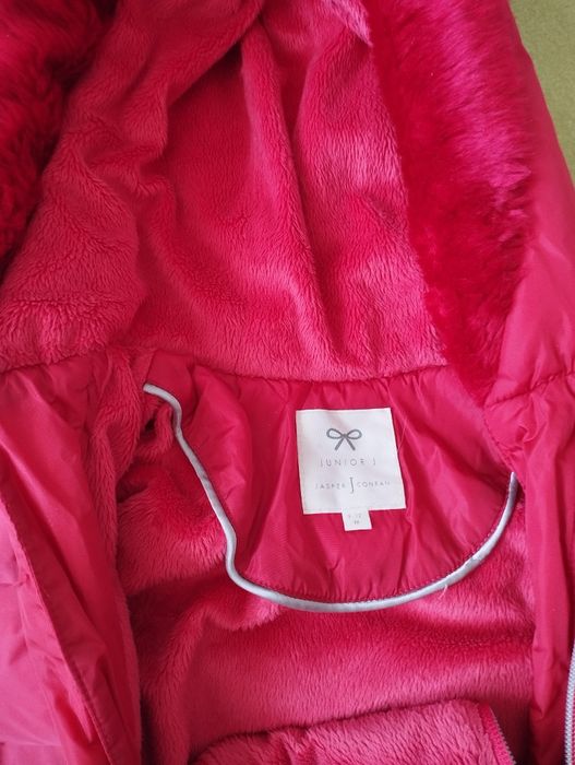 Kombinezon zimowy 80, 9-12 miesięcy + czapka