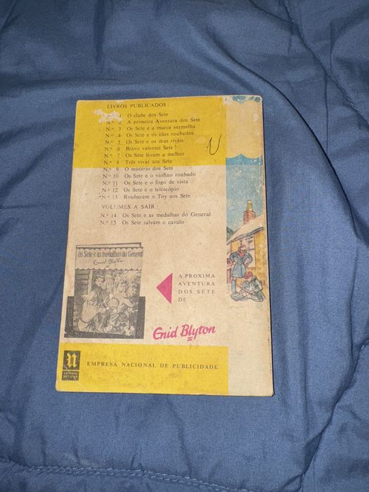 Livro Roubardm o Toy aos Sete Crie, Bluton