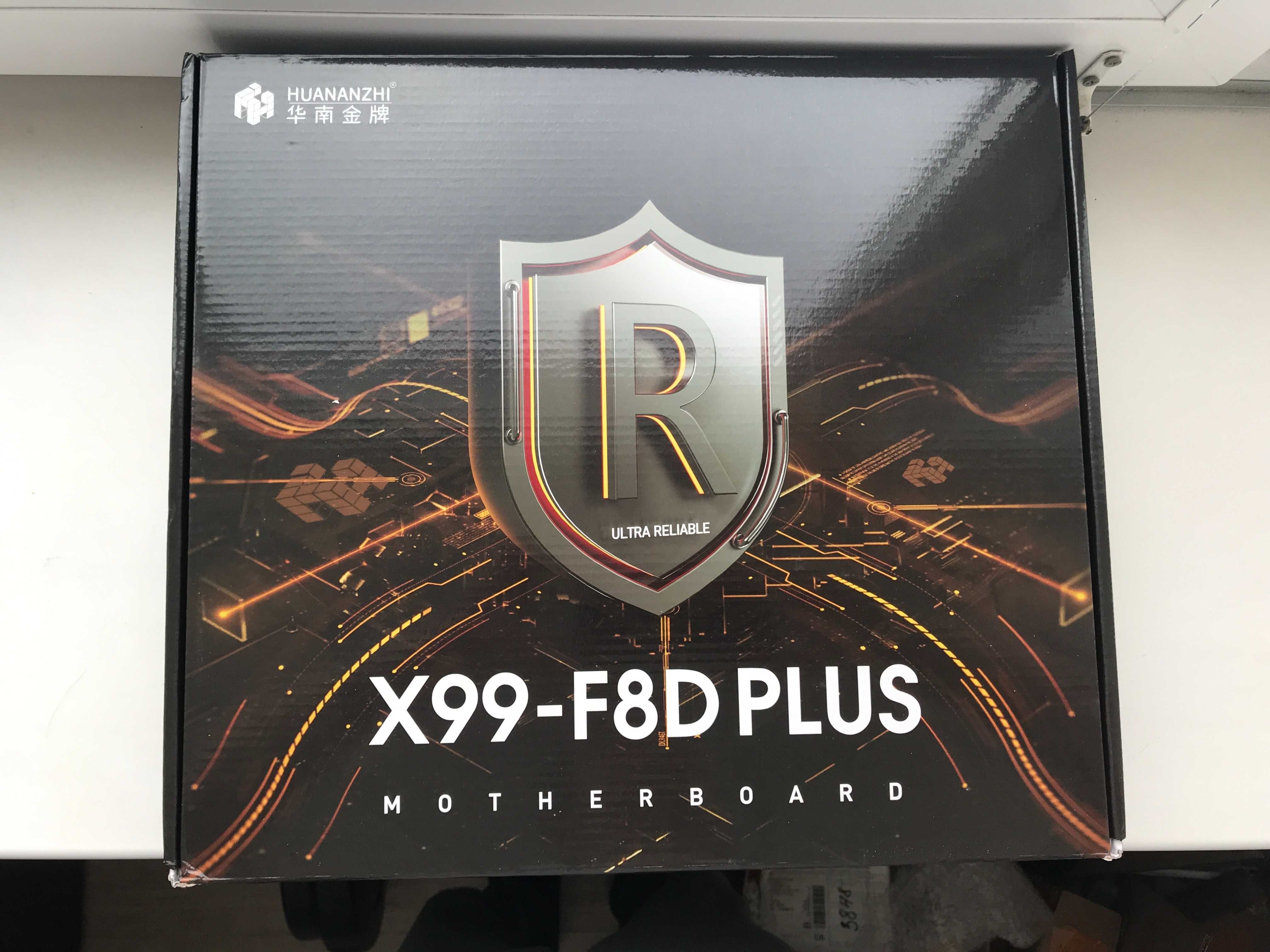 Huananzhi X99 F8D Plus Dual нова плата сокет 2011-3