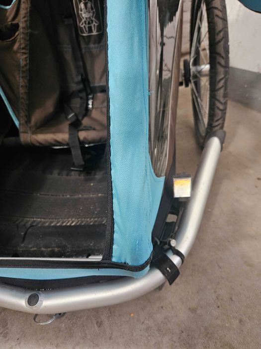 Przyczepka rowerowa amortyzowana Croozer Kid 1- ryksza / wózek biegowy