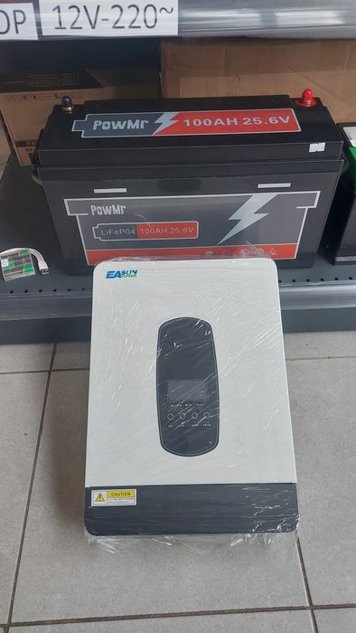 Гібрідний інвертор 3.2кВт 24В + є батарея 100Аh 24V