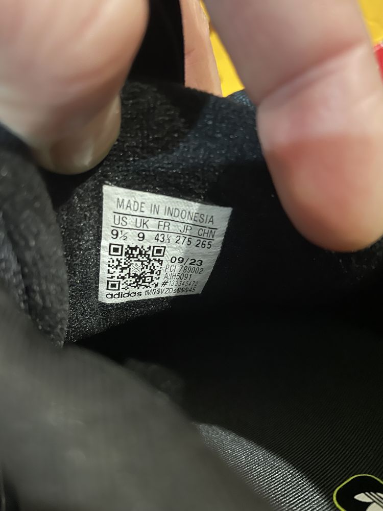 Кросівки HÖR x Adidas Superstar 'Black' шкіра оригінал