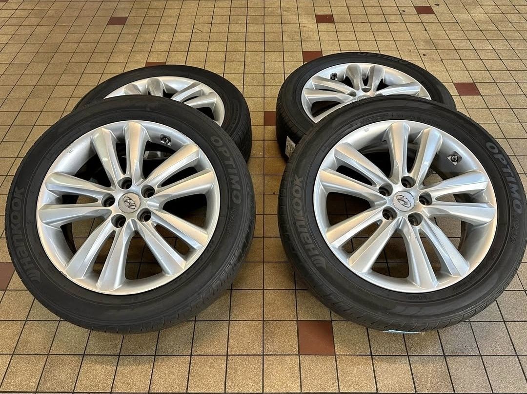 4 оригінальних диска Hyundai з шинами Hankook R18 225/55/18