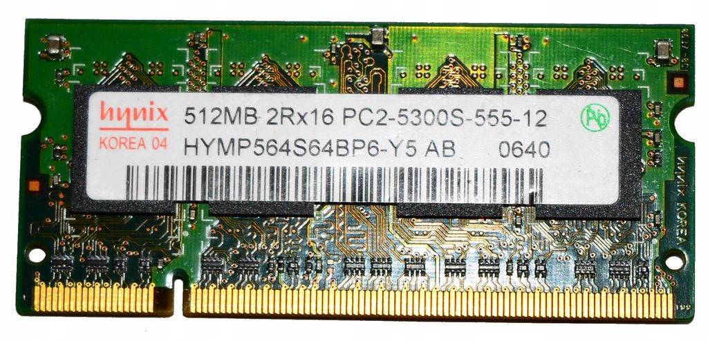 Pamięć DDR2 Hynix HYMP564S64BP6-Y5 512MB PC2-5300