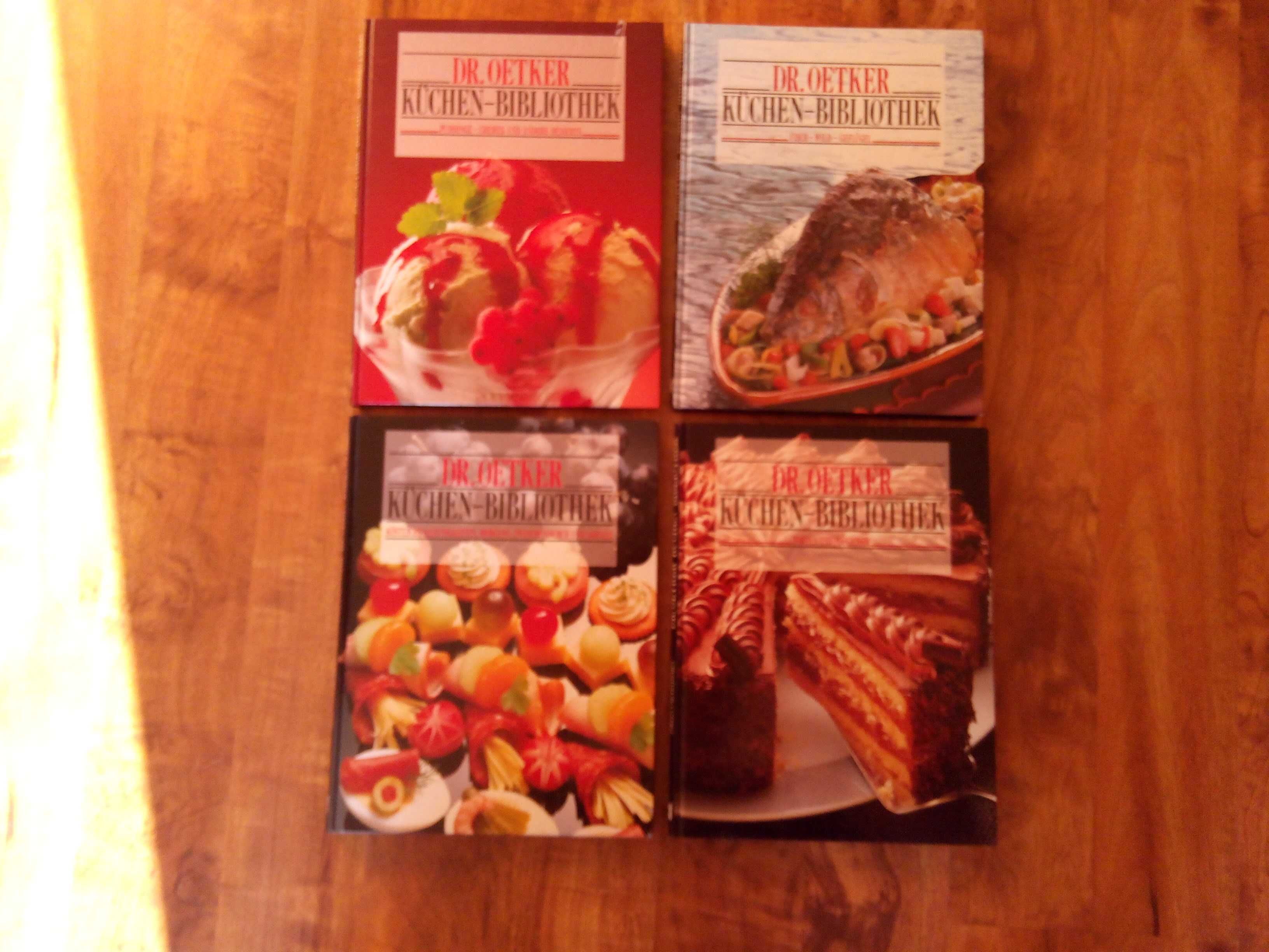 Książki z przepisami ryby, desery, ciasta, przekąski po Niemiecku