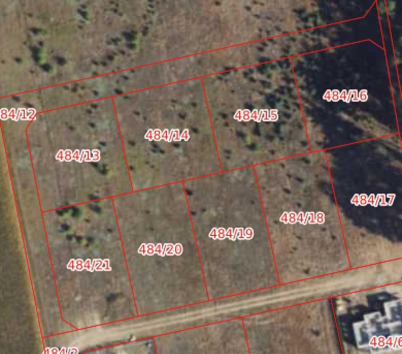 Działka budowlana w miedzyblociu