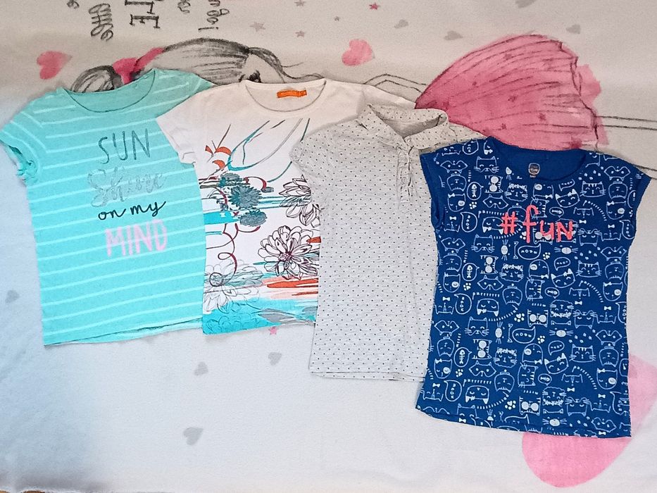 Zestaw ubrań 134/140/146 22szt H&M, Terranova, Cool Club, Reserved, C&