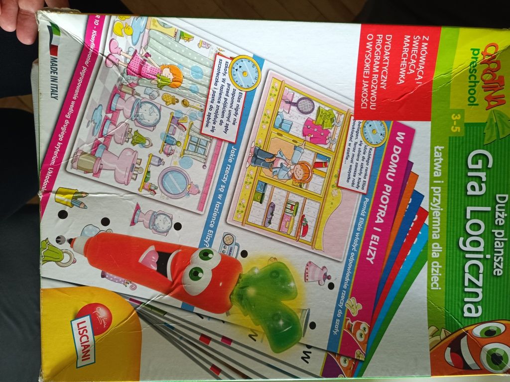 Gra edukacyjna z serii karotka 2szt (nowa+używana)