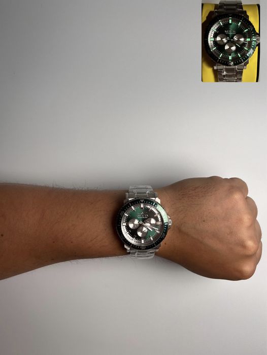 годинник Invicta 47514 Titanium, інвікта, часы титан Ø44мм