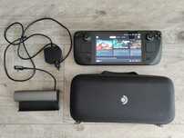 Steam deck LCD 256 GB stan bdb plus stacja dokujaca