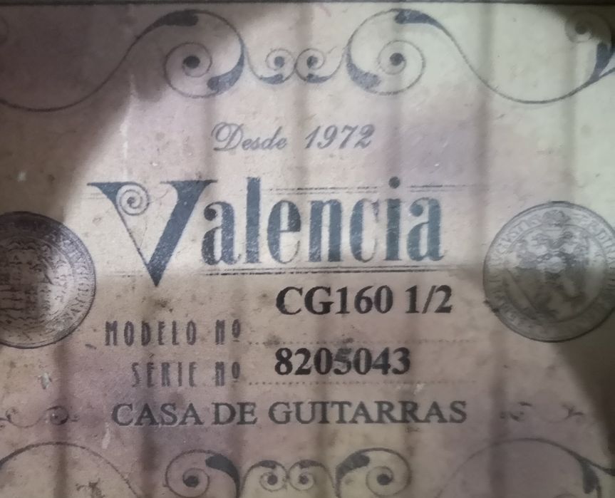 Guitarra Valencia  aprendizagem