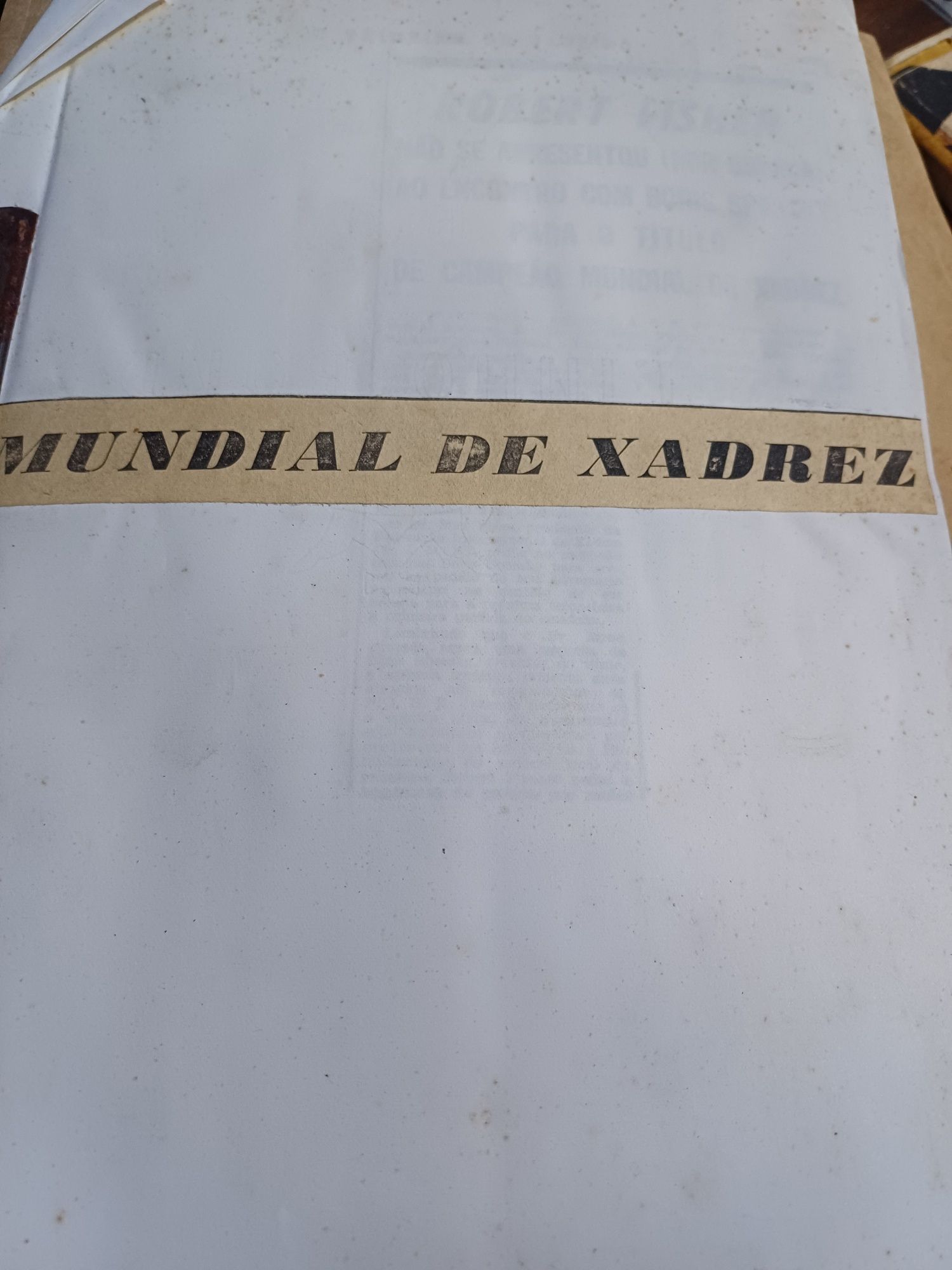 Xadrez- recortes de jornal