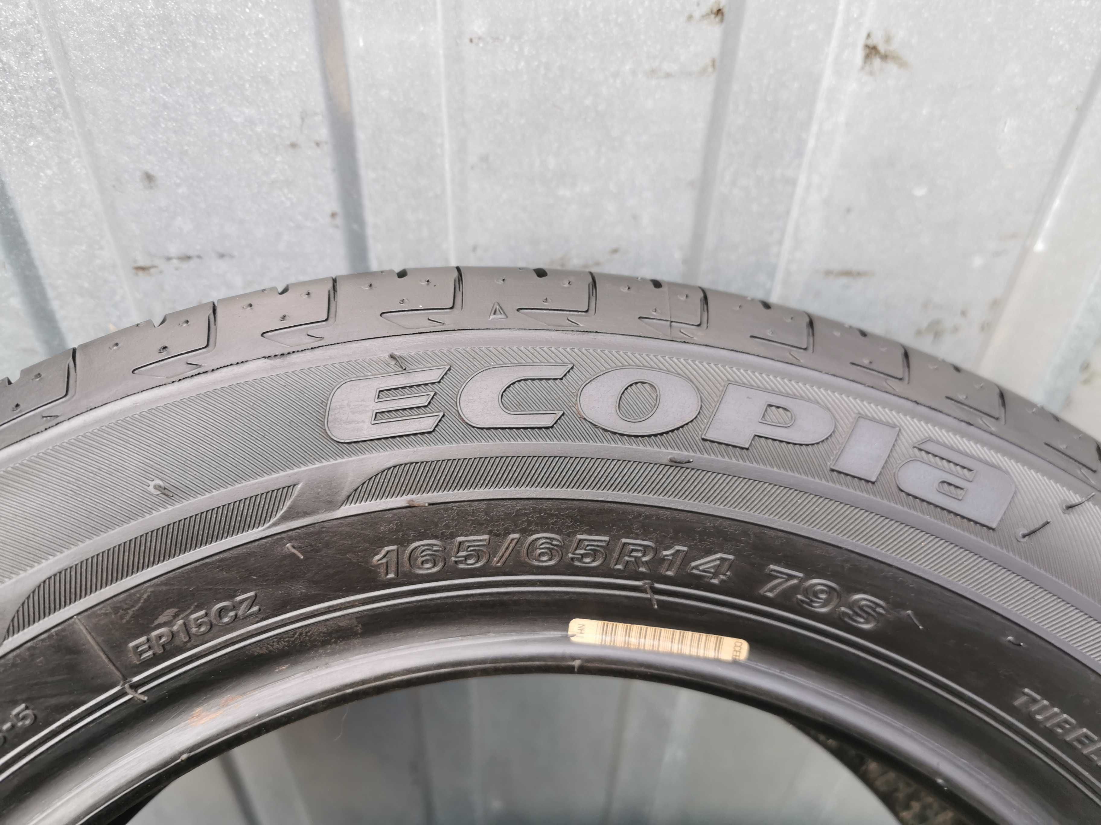 006) Opony - 165/65/14 - Bridgestone - 7mm - 2x2018 - Letnie