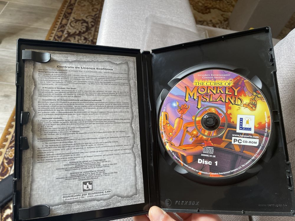 The curse of Monkey Island jogo para Pc /Mac cd-rom