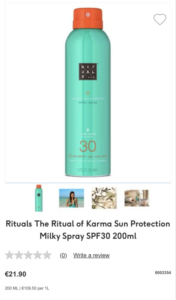 Набір для тіла Rituals Summer Duo (молочко-спрей для засмаги і олія)