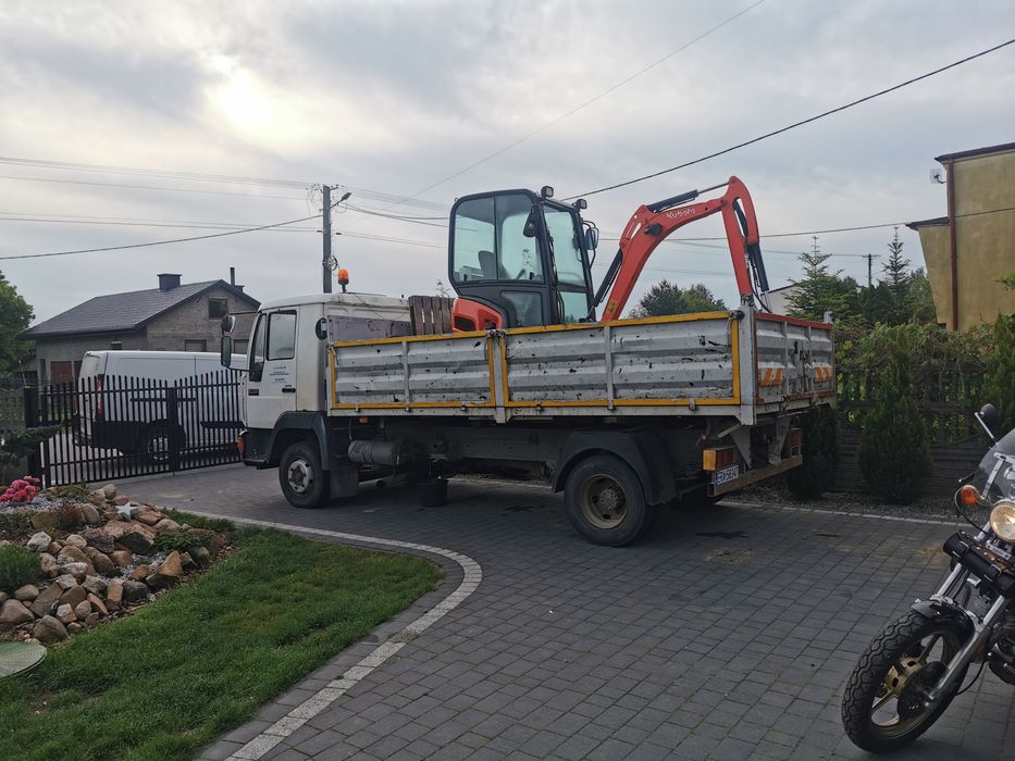 Usługi minikoparka wywrotka usuwanie awarii hydraulicznych