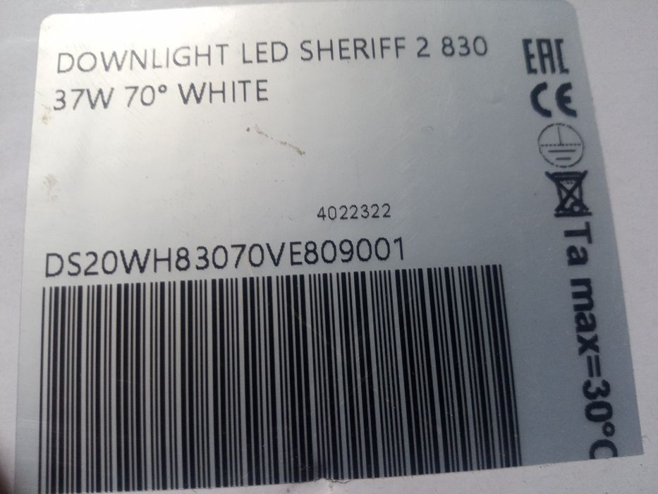 Sprzedam Lampy ledowe sufitowe LED downlight 35W