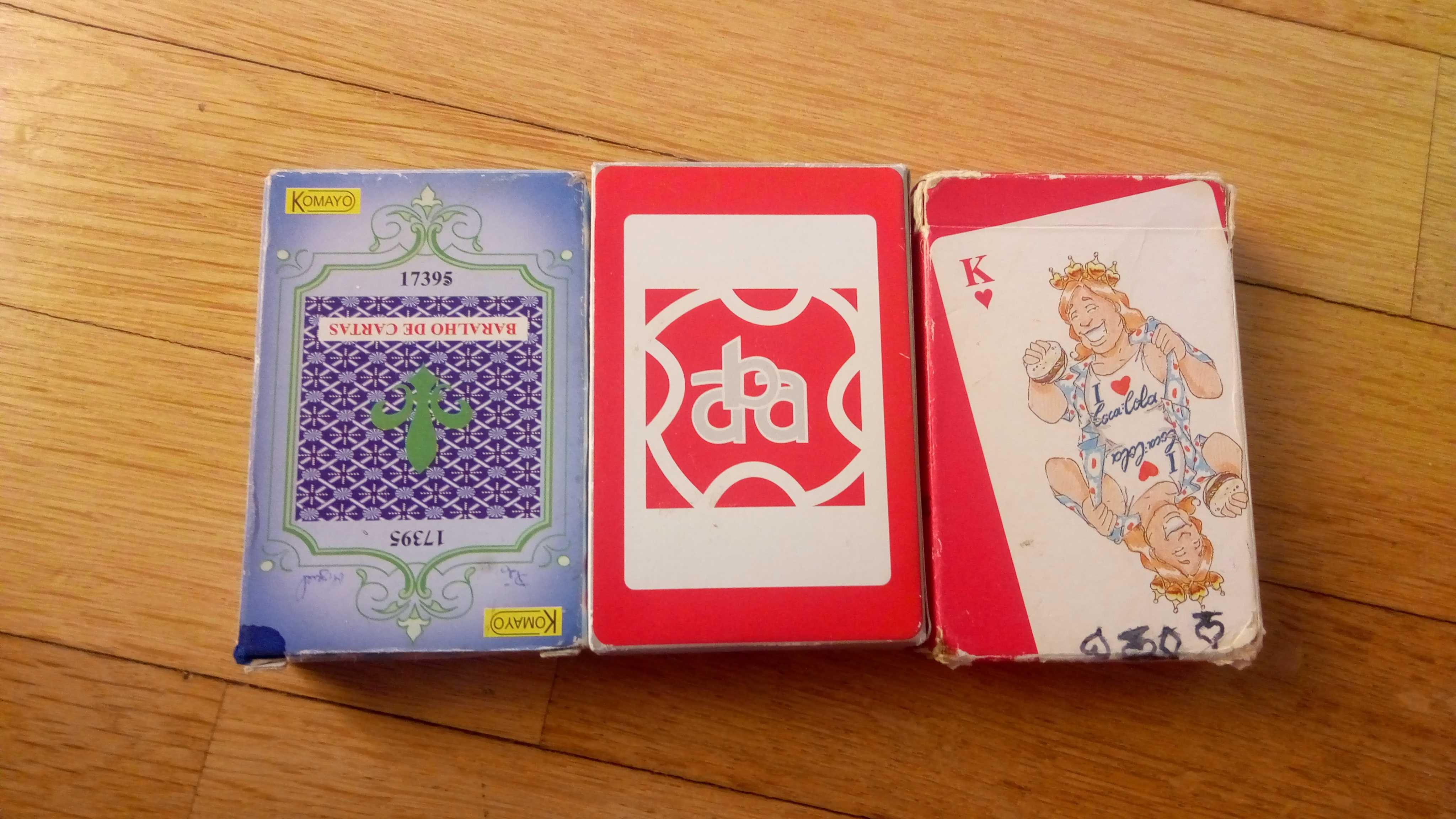 Diversas Cartas de jogar ou de coleção