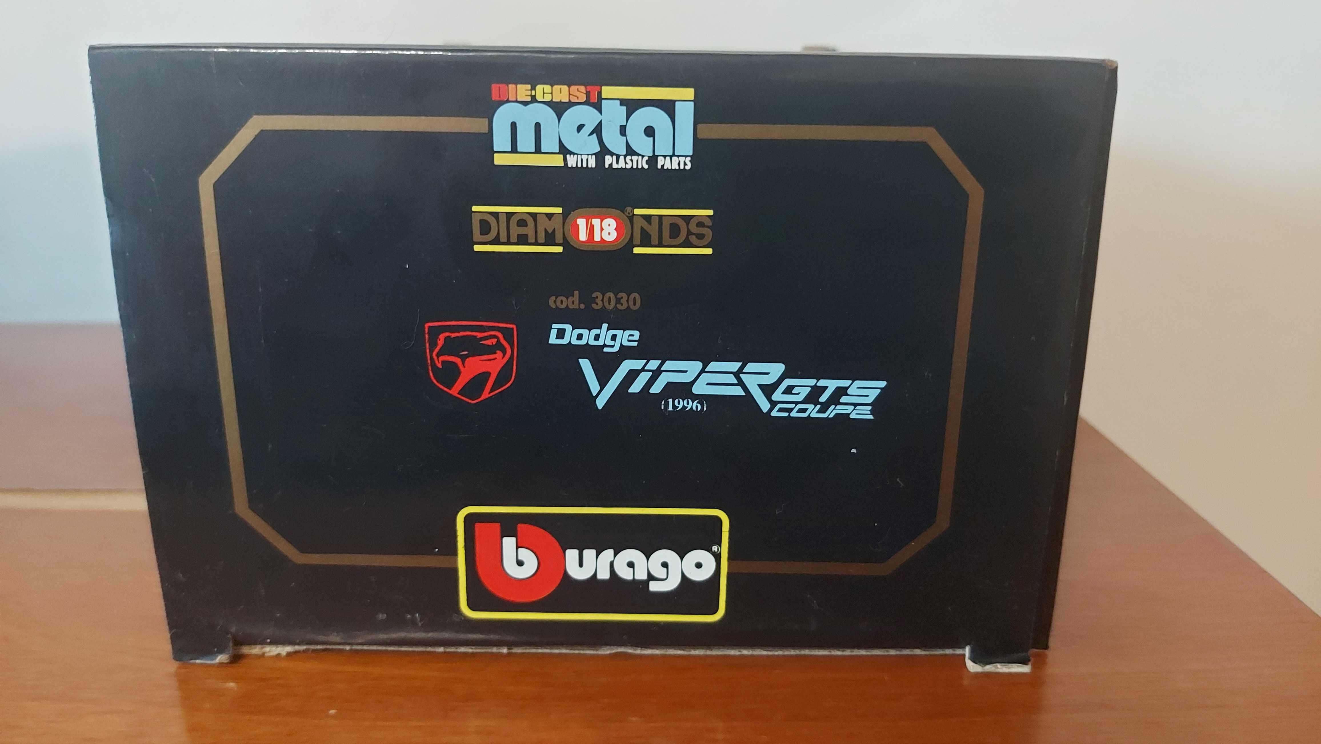 Bburago Diamonds 1/18 Dodge Viper GTS Coupe (1996) cod. 3030