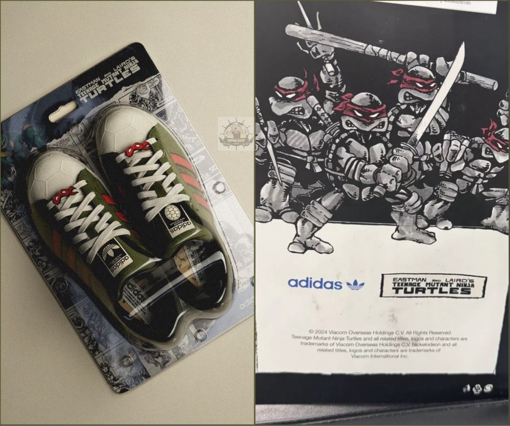 NEW Adidas Superstar Shelltoe TMNT Teenage Mutant Ninja Turtle